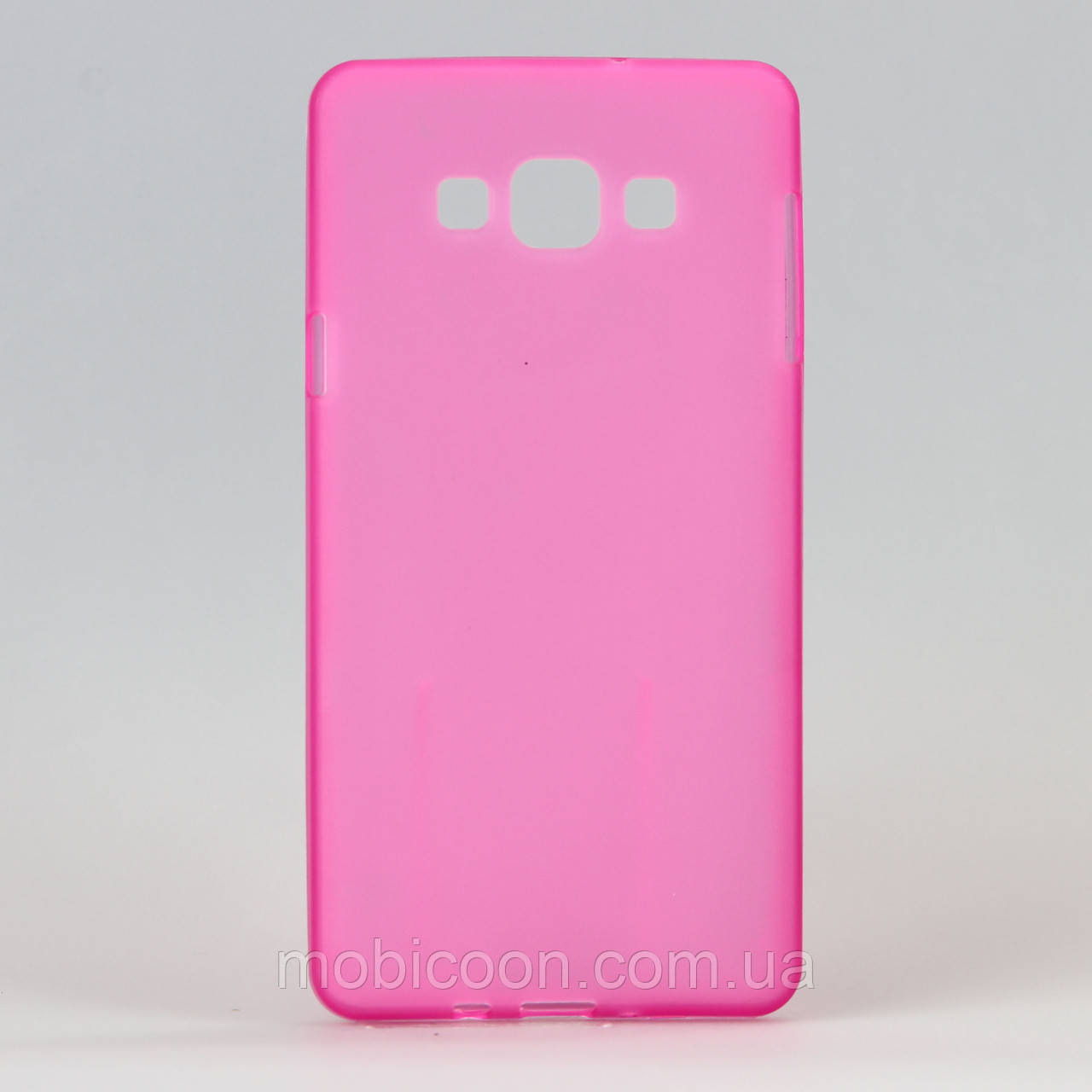 Чохол-накладка з високоякісного силікону для Samsung Galaxy A7 (A700) синій матовий Рожевий
