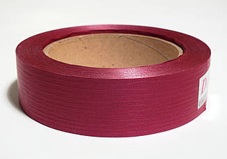 Декор стрічка Colorissima Кора, 3 см. 25 м. бордова