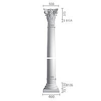 Колонна из гипса, гипсовая колонна ка-13а (энтазис)