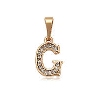 Кулон G ХР Gold filled 18k. Розмір 18 х 8 мм.