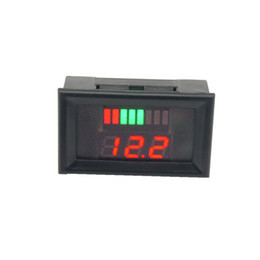 Індикатор заряду акумулятора з LED-індикатором і вольтметром(0.28" червоний)