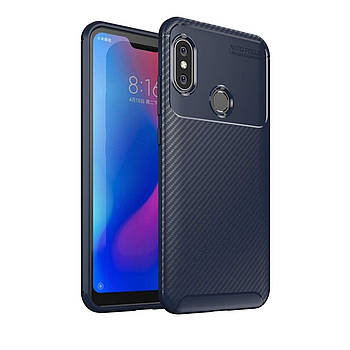 Чохол Carbon Case Xiaomi Mi A2 Lite Синій