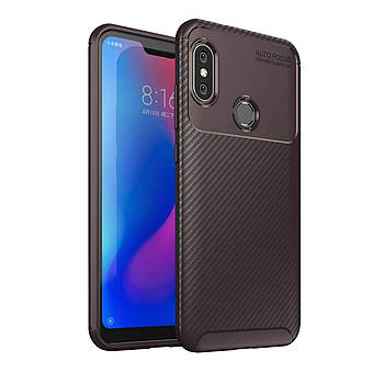 Чохол Carbon Case Xiaomi Mi A2 Lite Коричневий