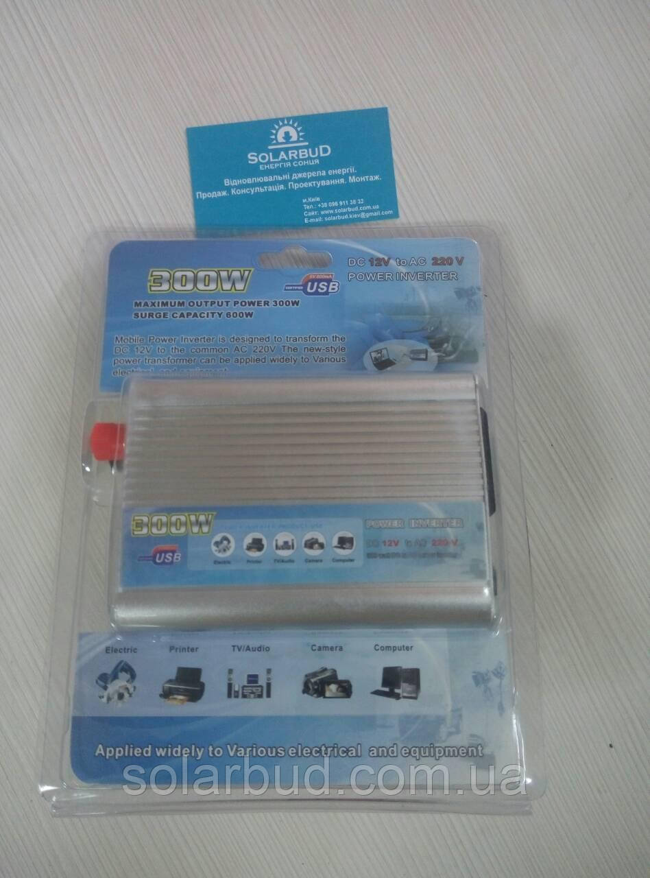 Інвертор для сонячних батарей 300W NV-M 300Вт/12В-220В