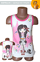 Майка двостороння для дівчинки з собачкою (зріст від 104 до 128 см) - арт. 975211778