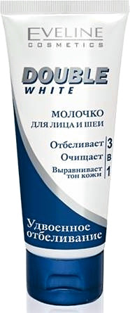 Молочко для обличчя та шиї Eveline Cosmetics Double White