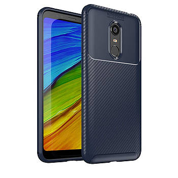 Чохол Carbon Case Xiaomi Redmi 5 Plus Синій