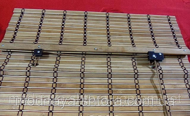 Римские бамбуковые шторы BRM-223 90х140 см - фото 2 - id-p98305132