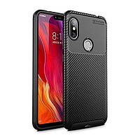 Чехол Carbon Case Xiaomi Redmi Note 6 Pro Черный