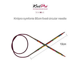 Кругові Спиці 80см Symfonie Wood KnitPro