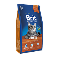 Корм Brit Premium Cat Indoor (курка), 1.5 кг