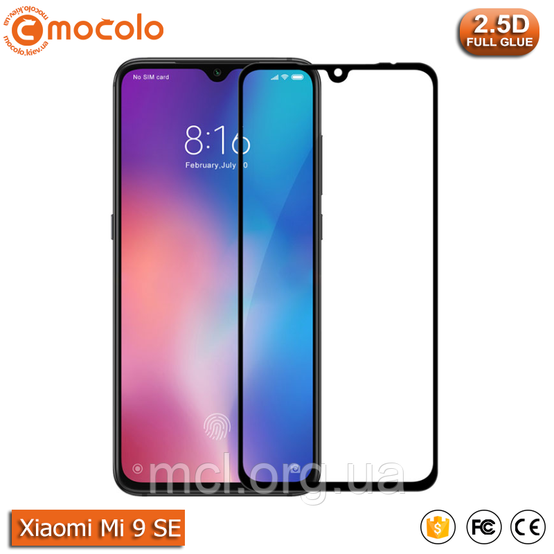 Захисне скло Mocolo Xiaomi Mi 9 SE (Black) - Full Glue