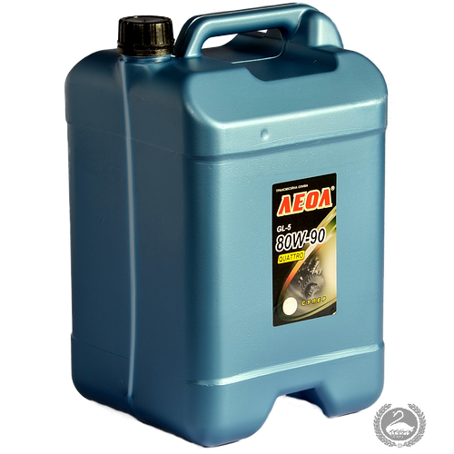 Масло SAE 80W-90 API GL-5 трансмиссионное Канистра 10 л. Леол Quattro ...