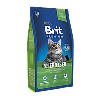 Корм Brit Premium Cat Sterilised (курка), 1.5 кг