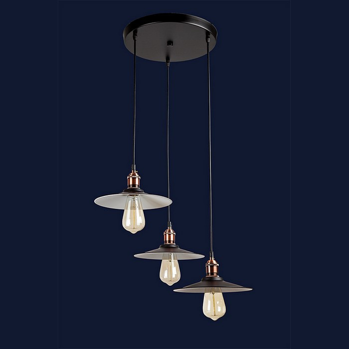 Люстри світильники Levistella 752837F-3 BK+WH (300)