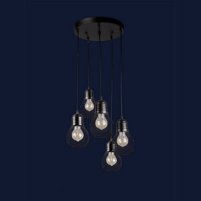 Люстри світильники Levistella 907004F-5 BK (300)