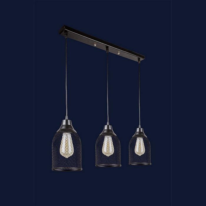 Люстри світильники Levistella 907008F-3 BK (500)