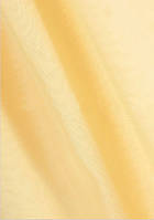 Тюль шифон (вуаль) однотонний світло- жовтого кольору