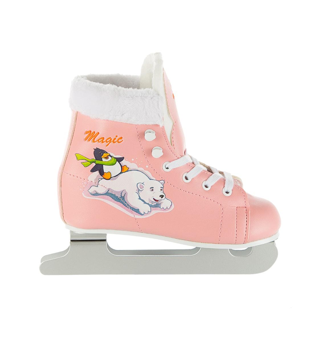Ковзани Спортивна колекція Magic р. 26 Pink