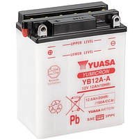 Мото акумулятор Yuasa 12.6 Ah/12V YuMicron Battery (сухозаряжений) (YB12A-A)