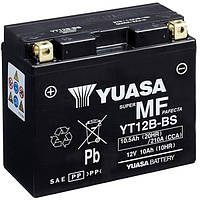 Мото акумулятор Yuasa 10.5 Ah/12V MF VRLA Battery (сухозаряжений) (YT12B-BS)