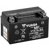 Мото акумулятор Yuasa 6 Ah/12V MF VRLA Battery AGM (сухозаряжений) (YTX7A-BS)