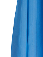 Тюль шифон (вуаль) однотонный сине-голубого цвета