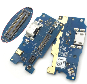 Шлейф для Asus ZenFone 4 Max (ZC520KL), з роз'ємом зарядки, з мікрофоном, плата зарядки, фото 1