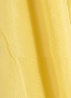 Жовтий тюль шифон (вуаль) однотонний