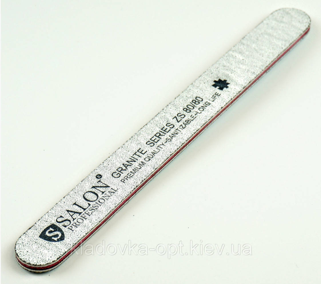 

Пилка для ногтей узкая прямая Salon Professional 80/80