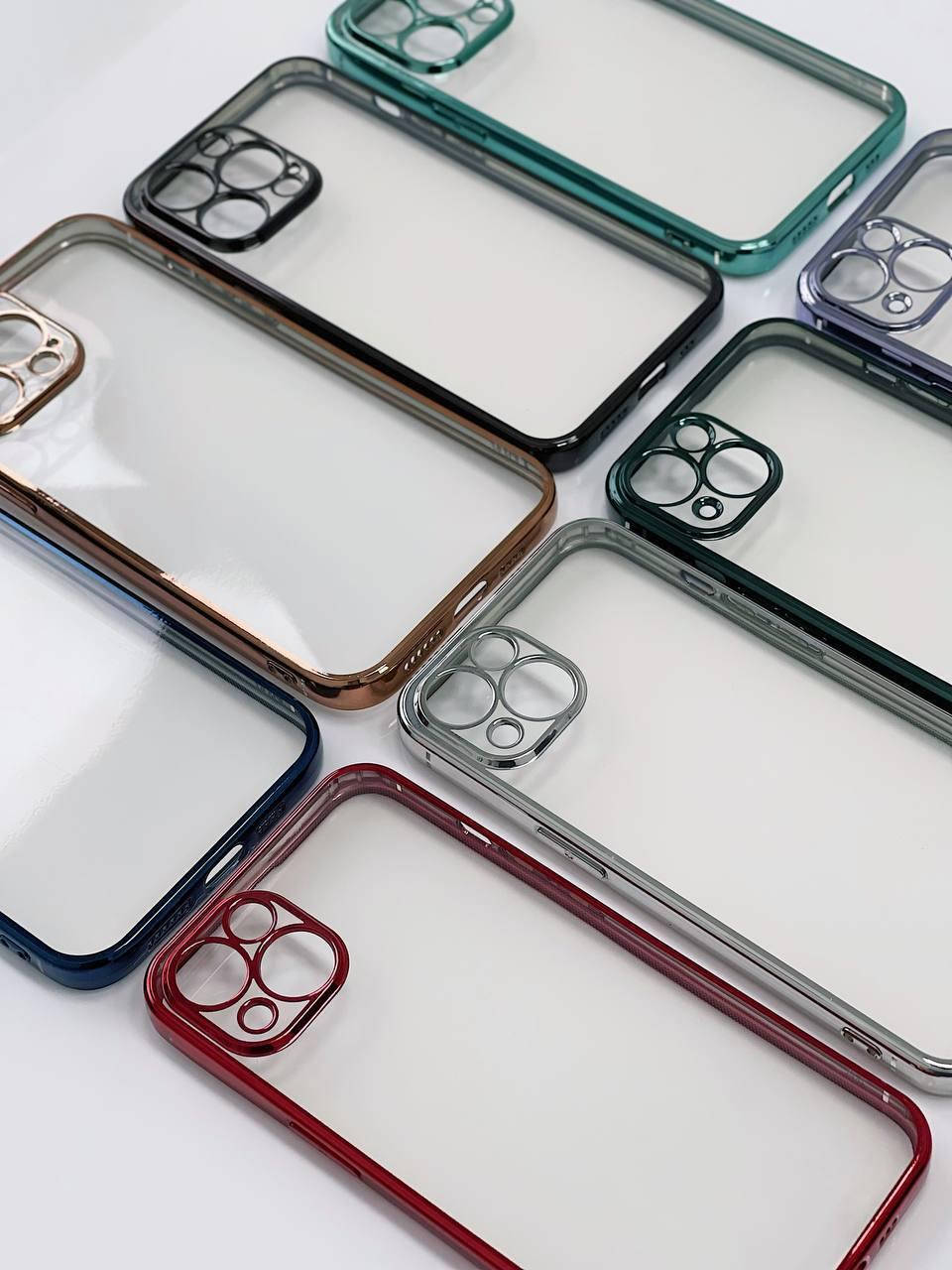 

Гальванический квадратный чехол на iPhone 13 Pro, square side, full camera прямоугольный
