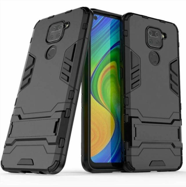 

Чехол противоударный Transformer для Xiaomi Redmi Note 9 (разные цвета) черный