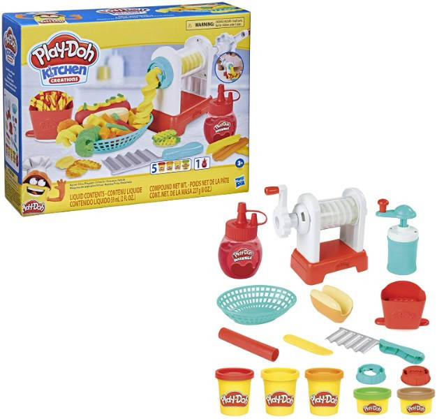 

Play-Doh Spiral Fries Картошка Фри Kitchen Creations спиральки Игровой набор Плей-До