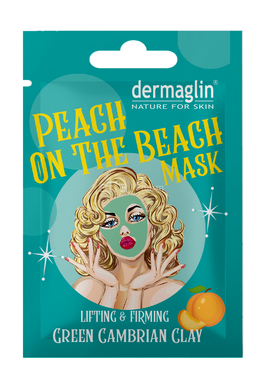

Маска для лица PEACH ON THE BEACH 20г Dermaglin