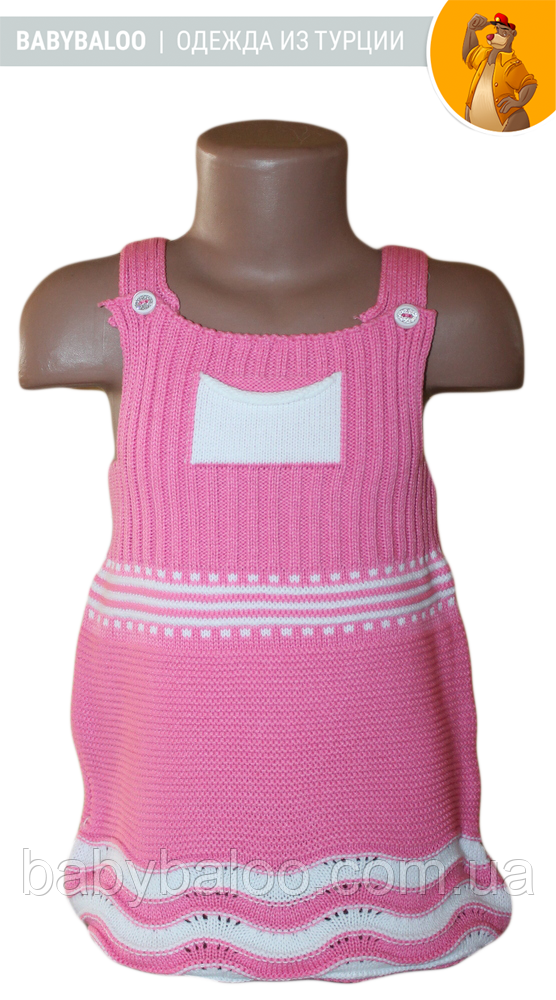 Сарафан-в'язана туніка для дівчинки (від 1 до 4 років)