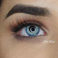 Блакитні лінзи Pro для карих очей