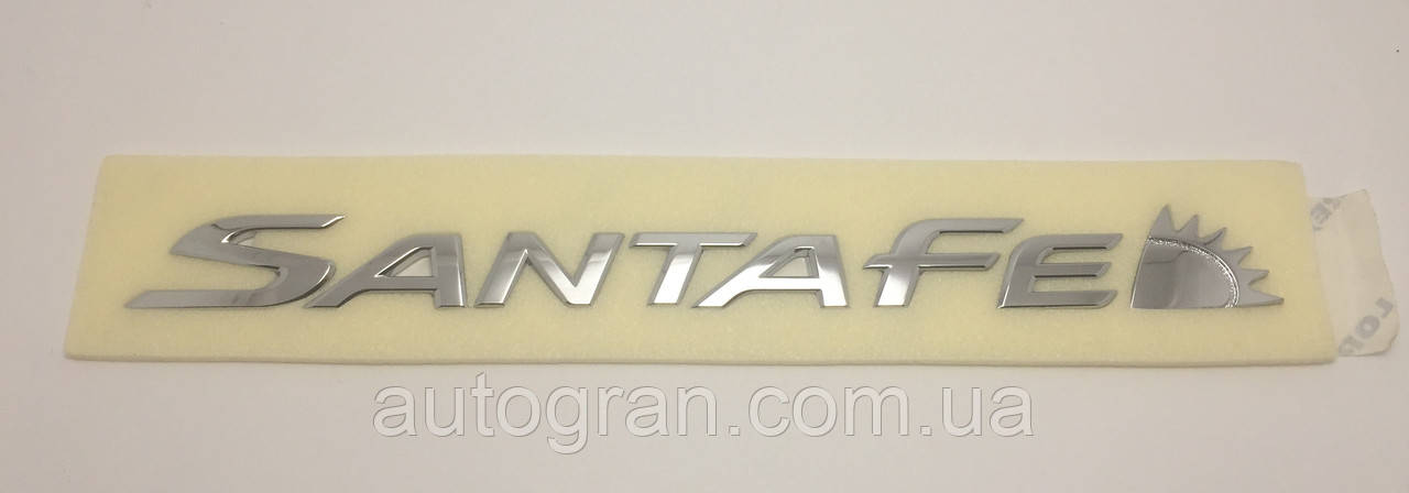 Емблема напис багажника Hyundai Santa Fe 2013- оригінал 86310-2W000