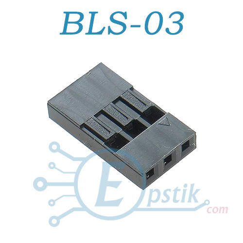 BLS-03 роз'єм на кабель 2.54 мм