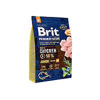 Сухий корм для цуценят Brit Premium Junior M 1 кг