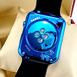 Подвійне час (Dual time). Спортивні, кварцові (електронні наручні годинники Skmei SKM-1271 синій хром, фото 3