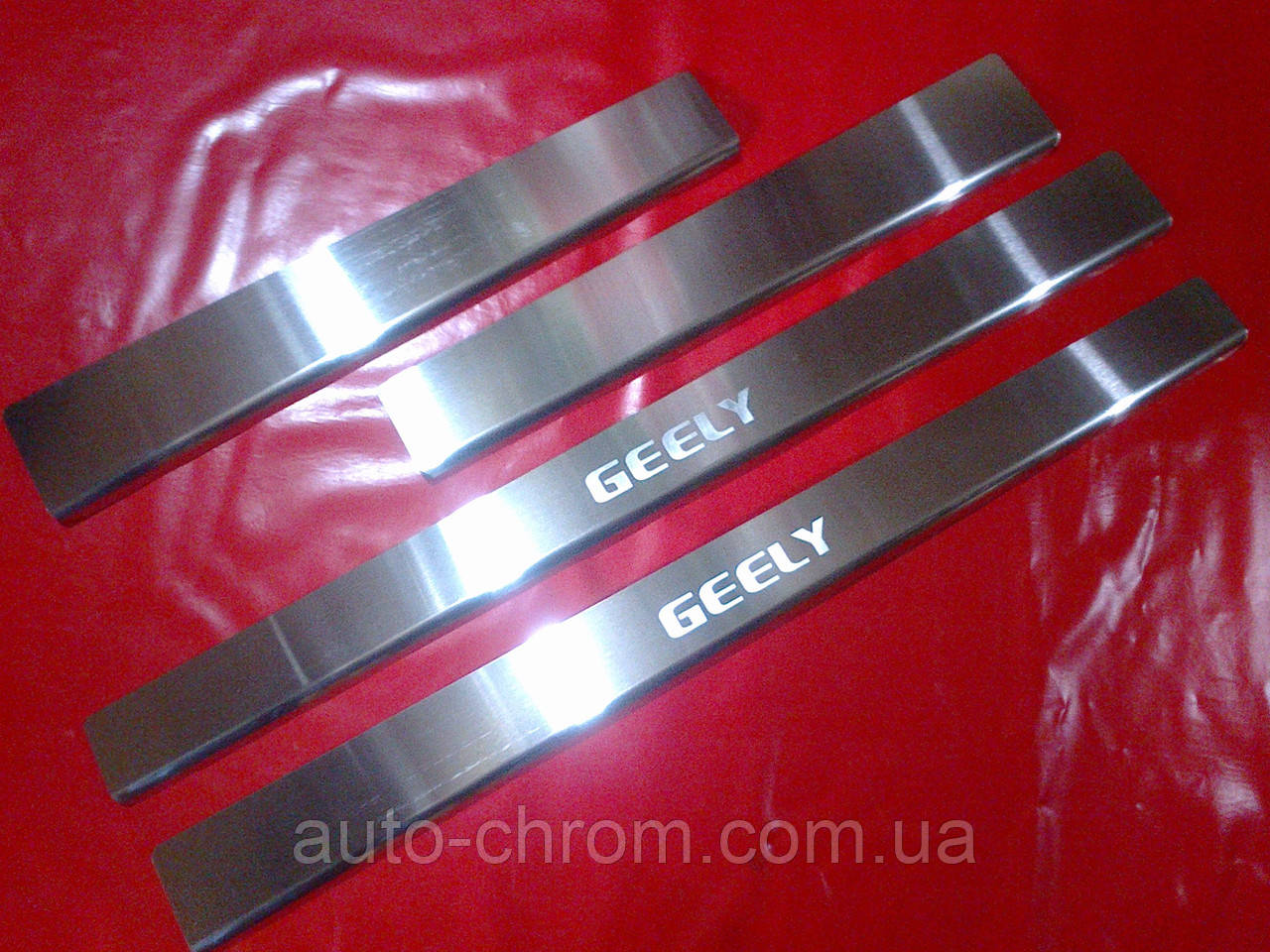 Накладки на пороги GEELY CK, фото 1