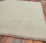 Однотонний вовняний індійський килим, фото 4