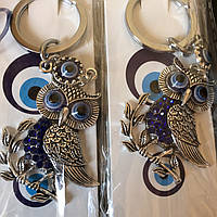 Брелок сова на гілці