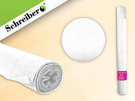 Папір креповий Schreiber 50х200 см, БІЛИЙ