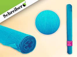 Папір креповий Schreiber 50х200 см, ГОЛУБИЙ