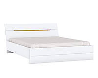 Двуспальная кровать Z2 160х200 в гостиную Valles Дуб Каменный / Белый Blonski