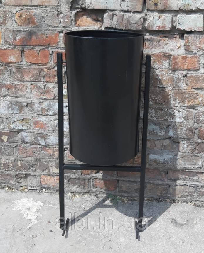 Урна металева 35 л. з суцільного аркуша, урна для мусора, урна для сбора мусора