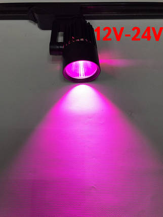 Трековий світлодіодний фітосвітильник SL-4003F 20W 12-24V DC (full spectrum led) чорний Код.59580, фото 1