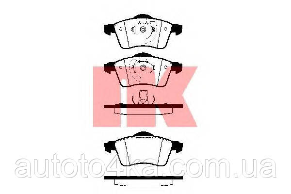 Колодки гальмівні передні (комплект) NK 224736