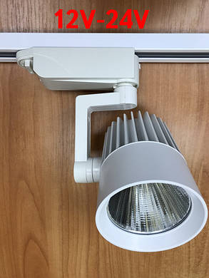 Світлодіодний світильник трековий SL-4003 20W 12-24V DC 4000К білий Код.59577, фото 1